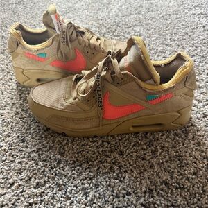 Off-White x Air Max 90 ‘Desert Ore       size: 7.5